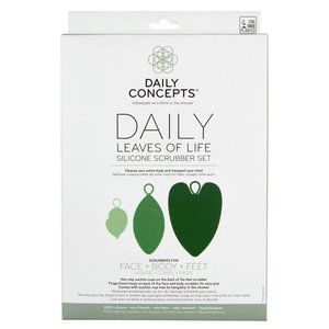 Daily Concept Leaves of Life Silicone Scubber Set